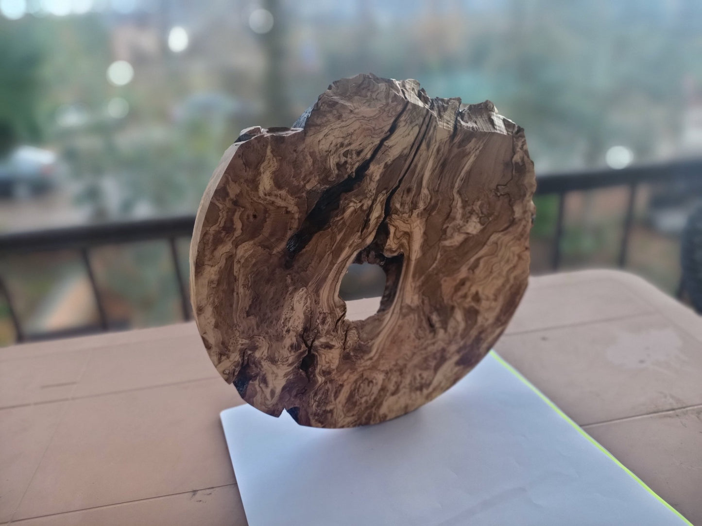 16" Round Olive Slab