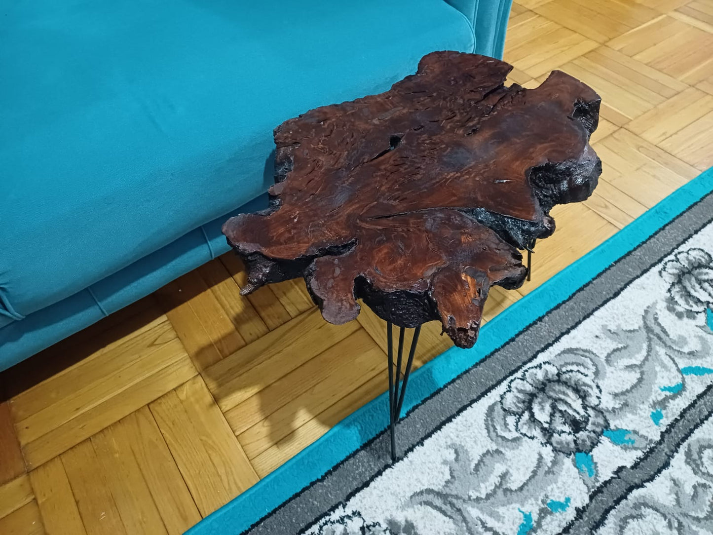20" Brown Olive Coffee Table