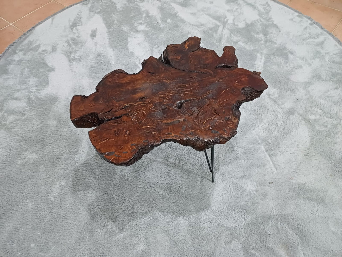 20" Brown Olive Coffee Table