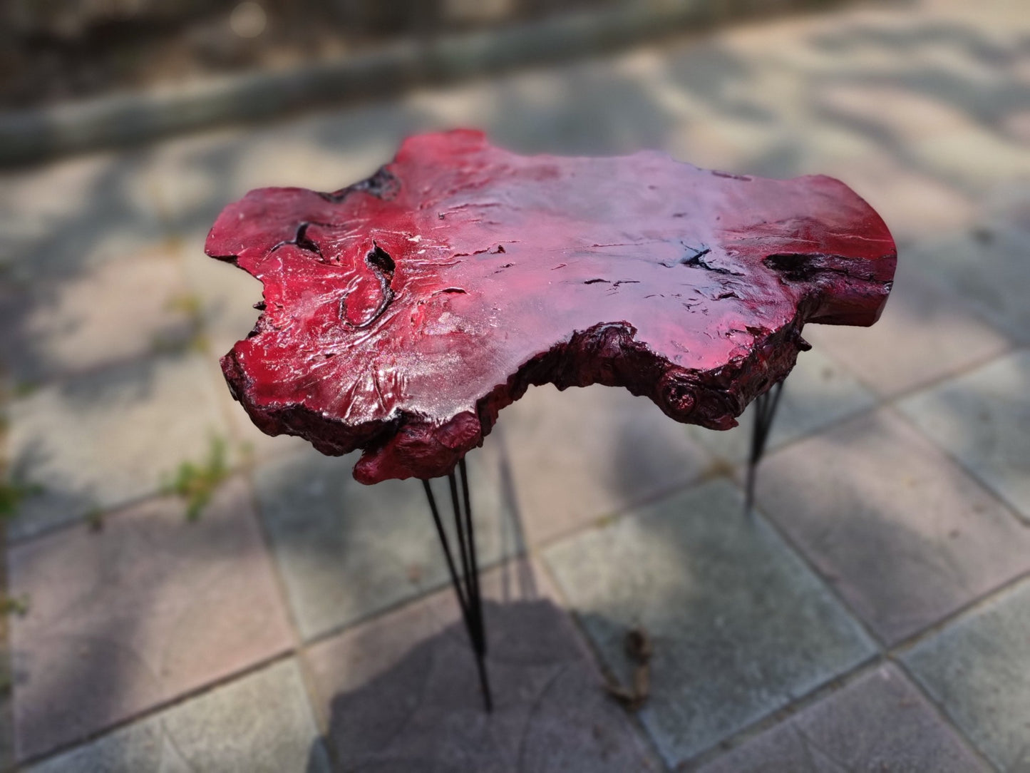 20" Red Olive Coffee Table