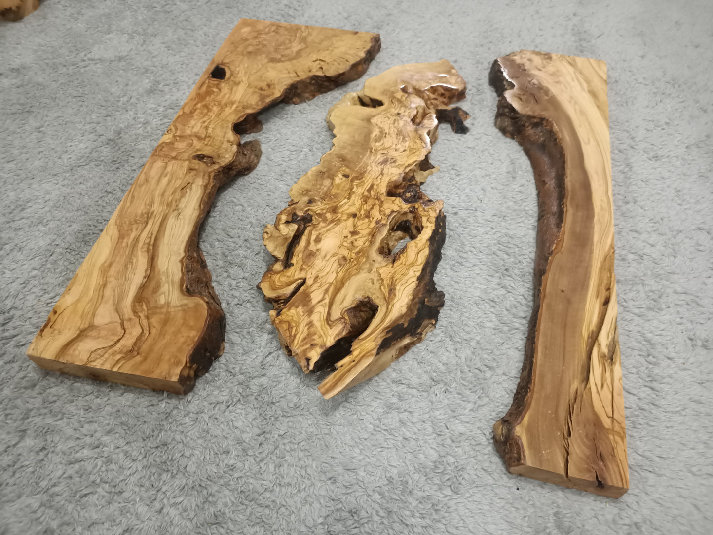 32"-40" Olive Slab Set 3pcs