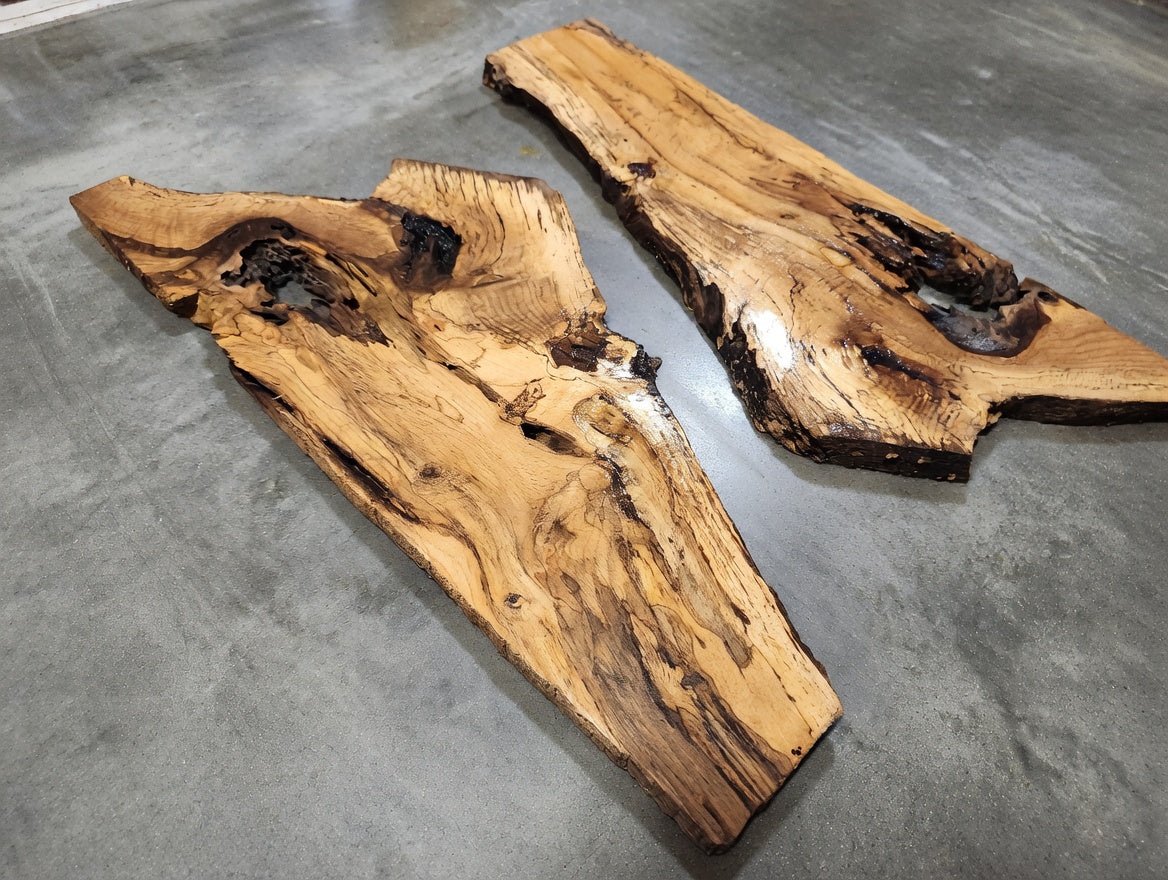 Burl Oak Wood River Slab 20"