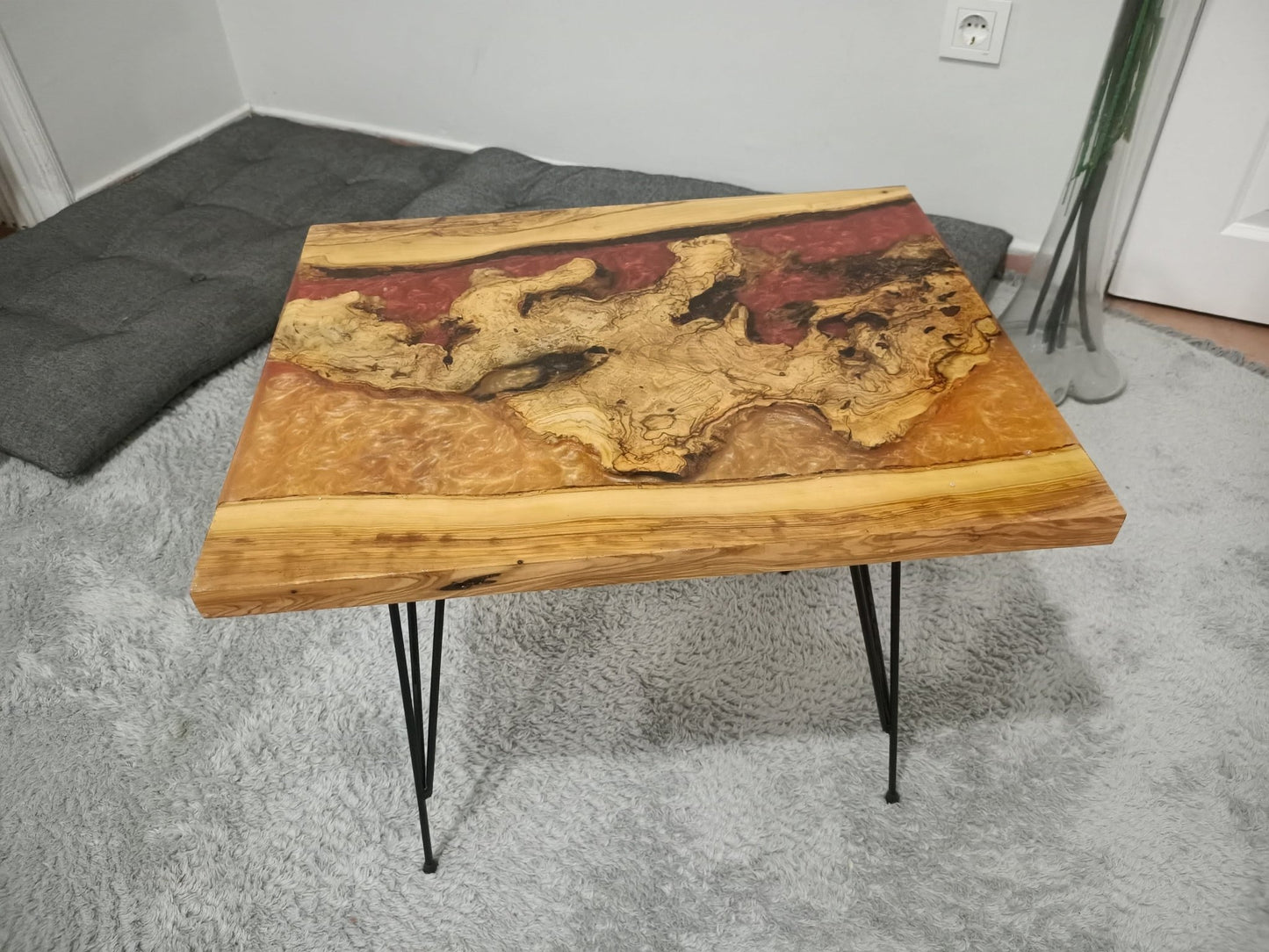 Olive Epoxy Table 20"