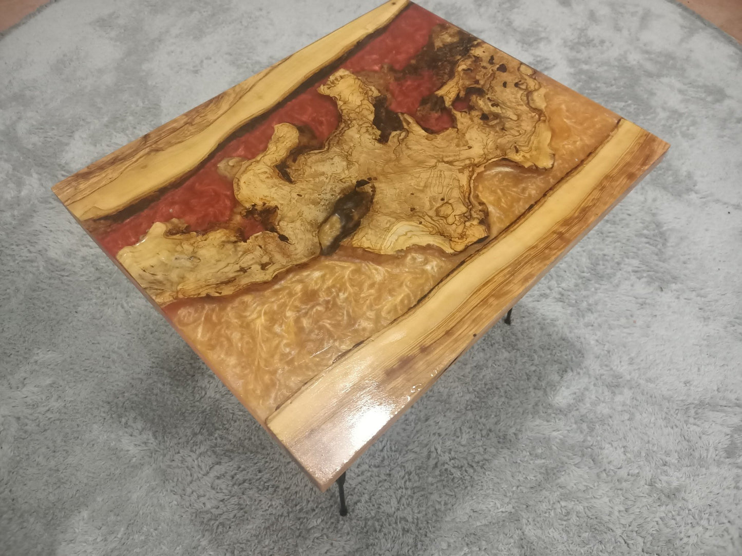 Olive Epoxy Table 20"