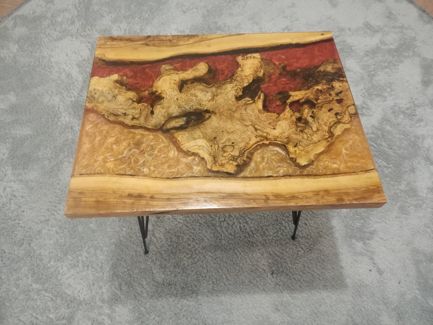 Olive Epoxy Table 20"