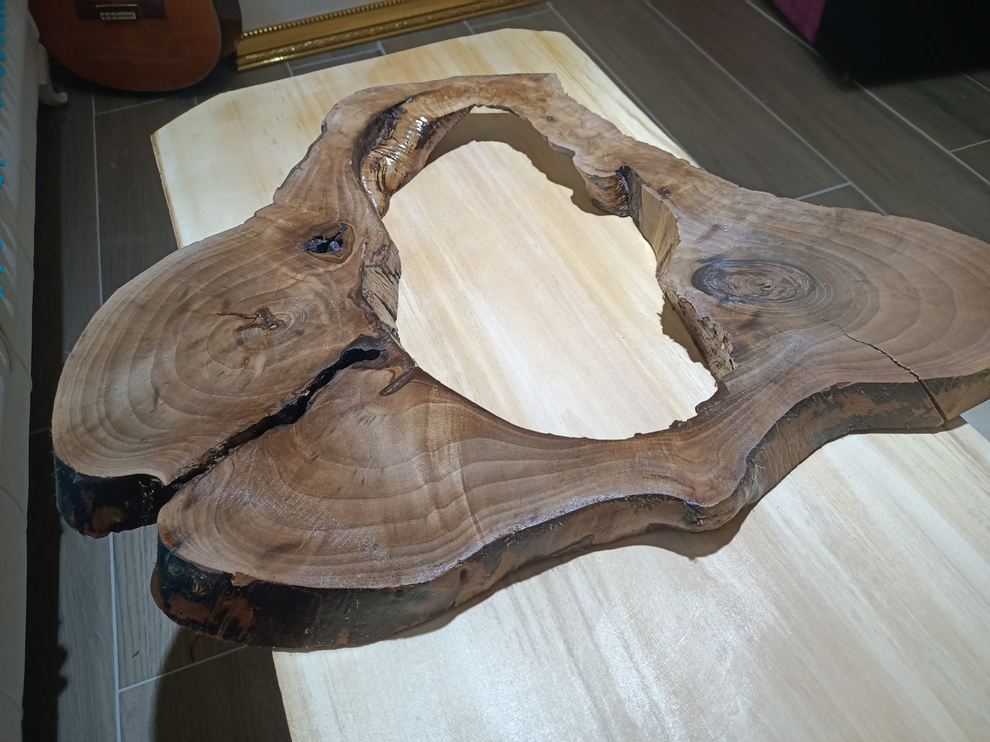 Walnut Epoxy Slab 20"