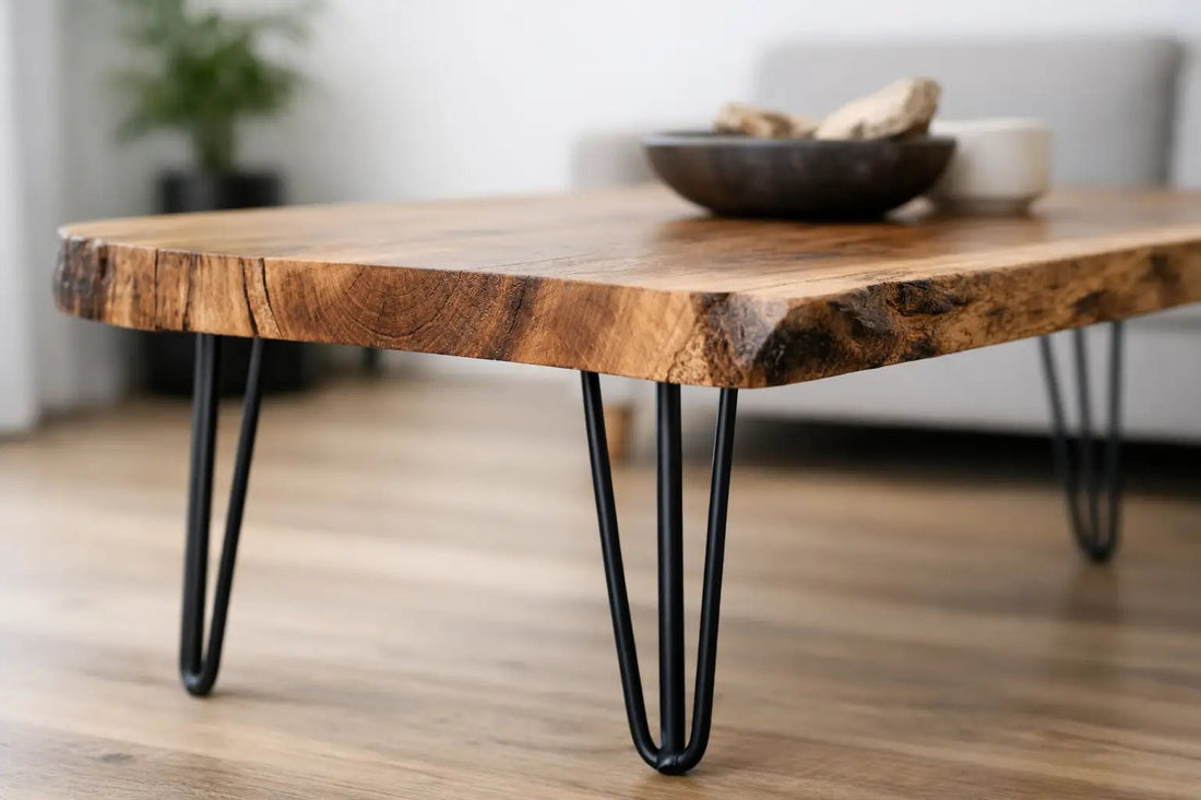 Are Hairpin Legs Sturdy Enough for Wood Slabs?