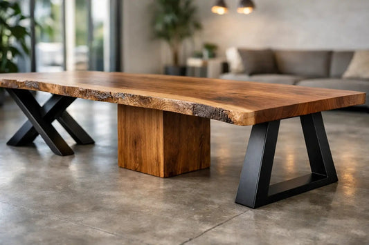 Best Slab Table Bases for Live Edge Wood