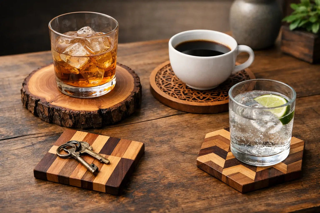 Best Wood Coasters for Tables With Character