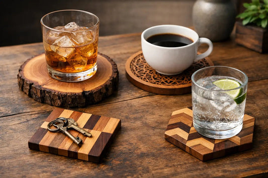 Best Wood Coasters for Tables With Character