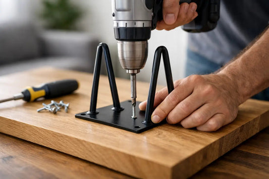 How to Attach Hairpin Legs the Right Way