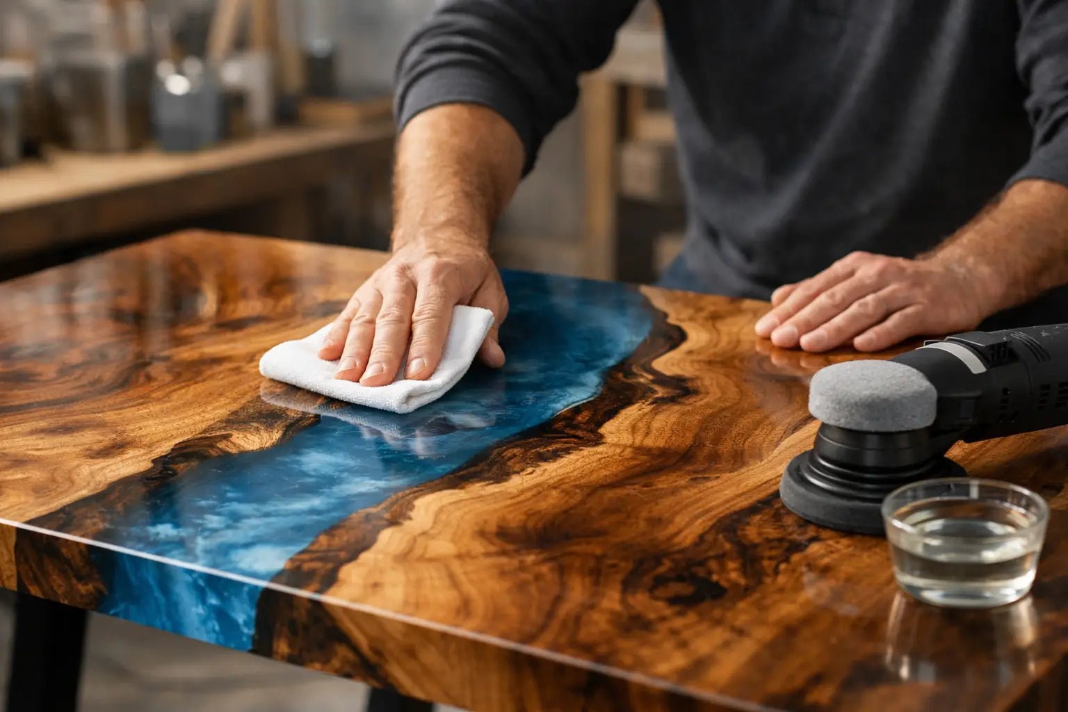 How to Finish Epoxy Table the Right Way – Carpenter of Nature