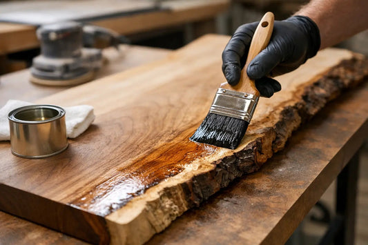How to Seal Live Edge Wood the Right Way