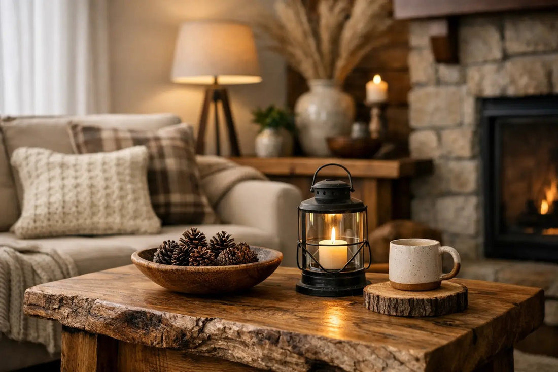 How to Style Rustic Decor With Real Wood