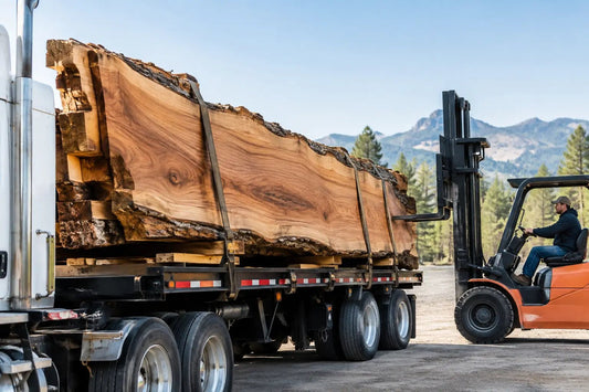 Large Slab Shipping Guide for Live Edge Wood