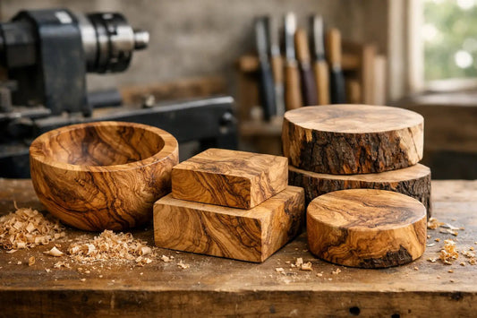 Olive Wood Bowl Blanks for One-of-a-Kind Turning