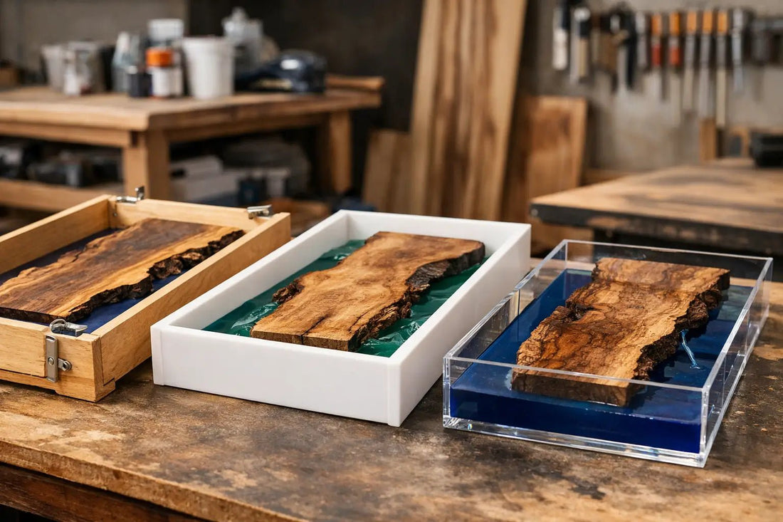 Resin Table Mold Comparison for Live Edge Builds