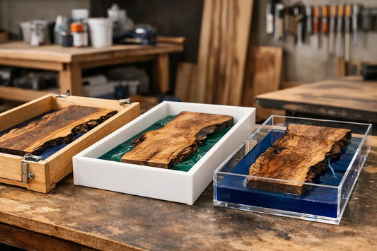 Resin Table Mold Comparison for Live Edge Builds
