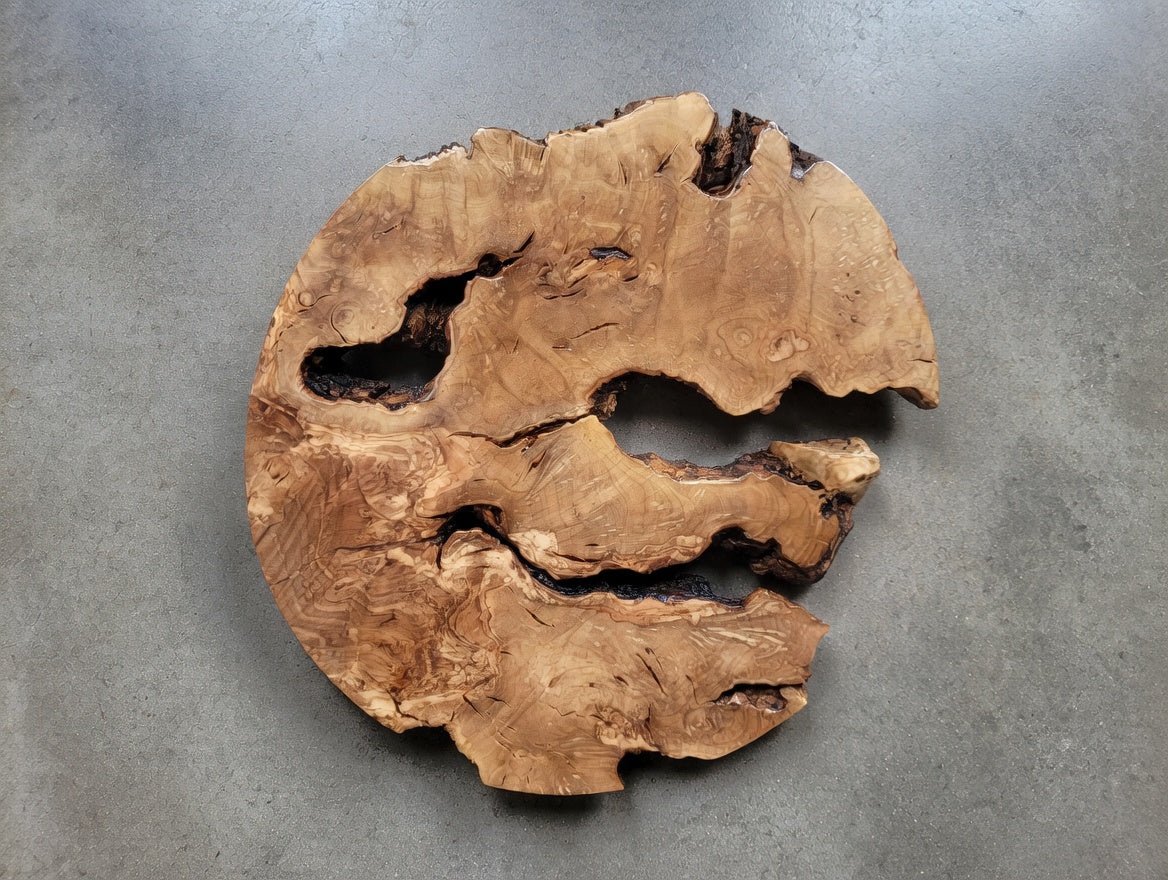 16" Round Olive Slab