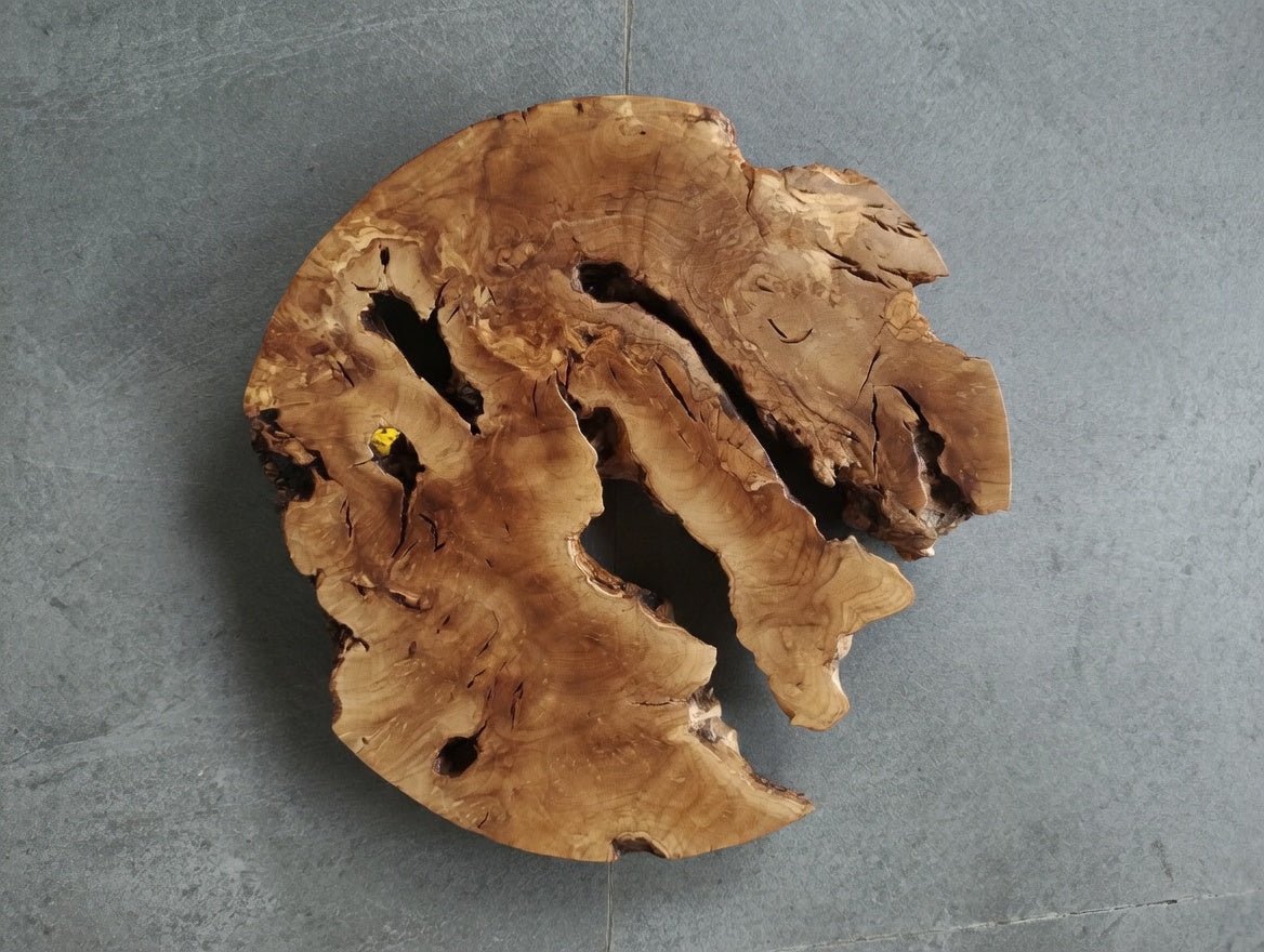 16" Round Olive Slab