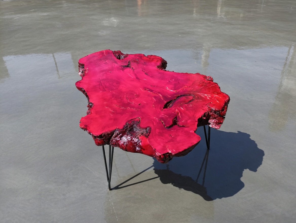 20" Red Olive Coffee Table