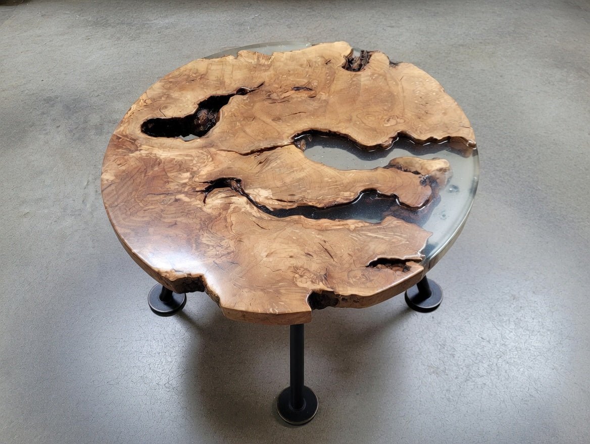 20" Round Olive Slab