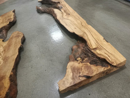 32"-40" Olive Epoxy Slab Set