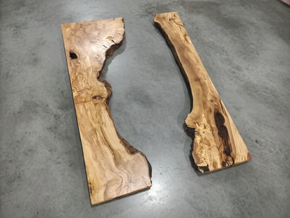 32"-40" Olive Epoxy Slab Set