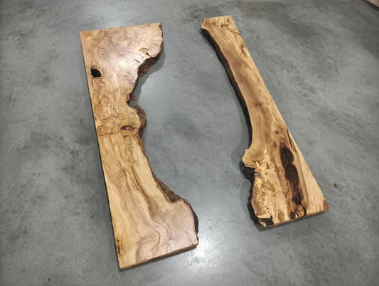 32"-40" Olive Epoxy Slab Set