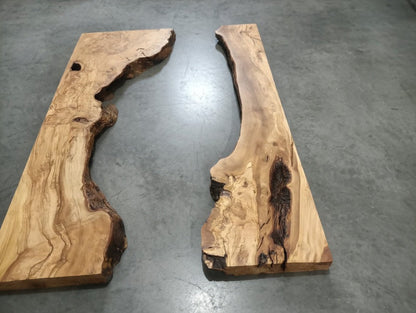 32"-40" Olive Epoxy Slab Set