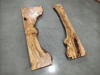 32"-40" Olive Epoxy Slab Set