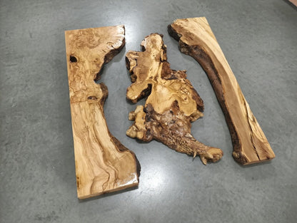 32"-40" Olive Slab Set 3pcs