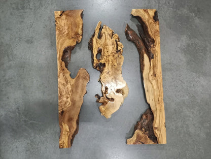 32"-40" Olive Slab Set 3pcs