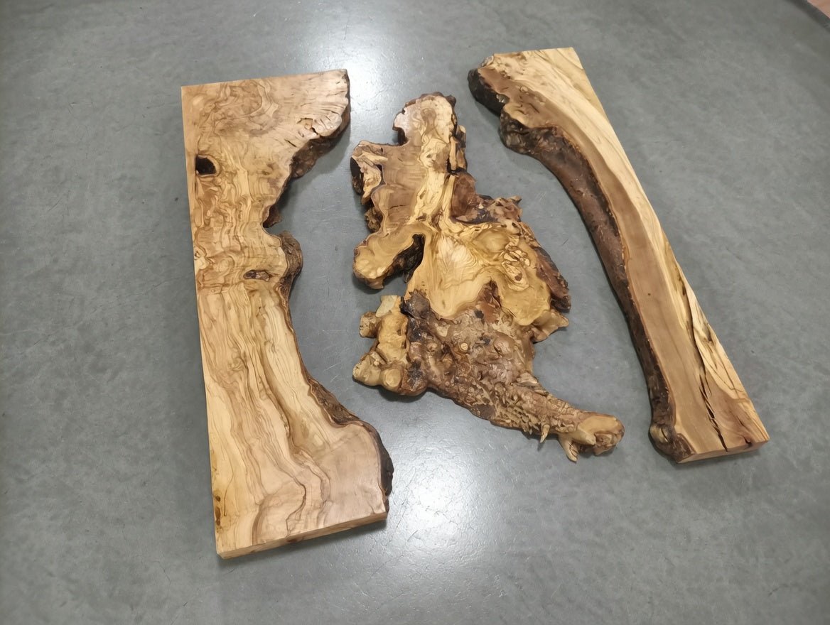 32"-40" Olive Slab Set 3pcs