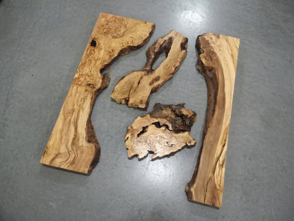 32"-40" Olive Slab Set 4pcs