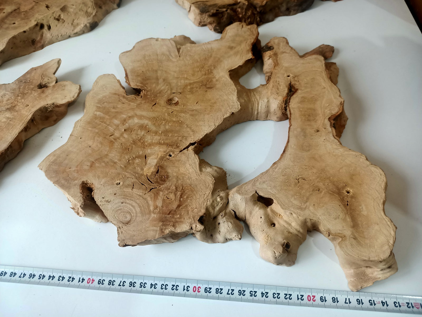 Live Edge Olive Wood Slab Set for DIY Epoxy