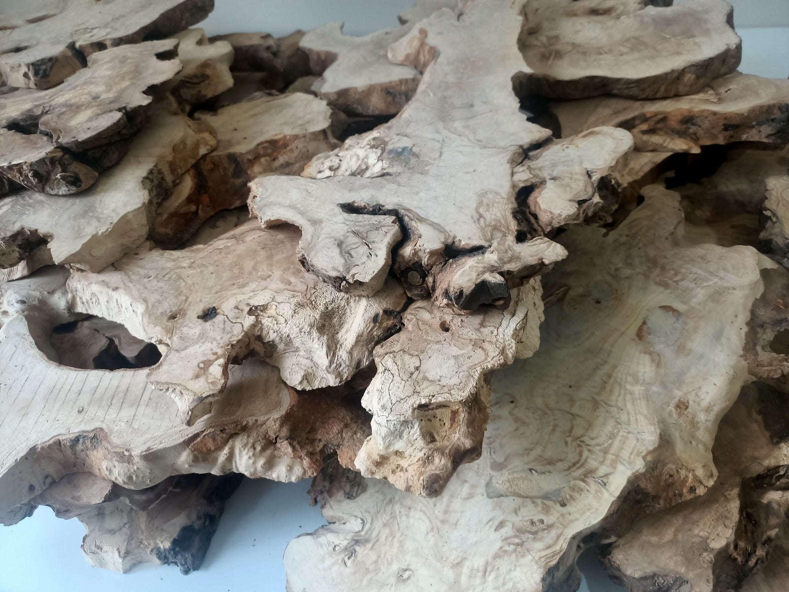 Live Edge Olive Wood Slab Set for DIY Epoxy