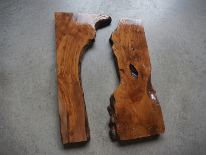 Brown Olive River Slab 20"