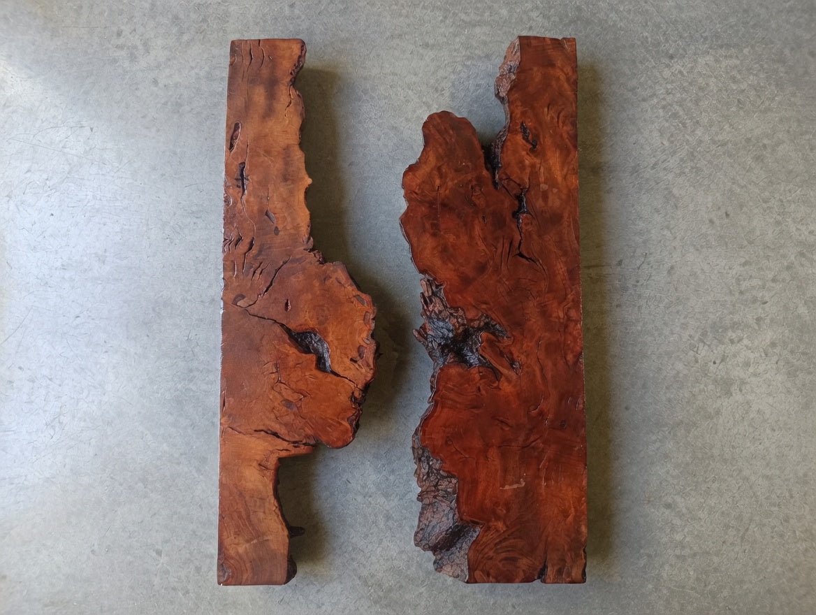 Brown Olive River Slab 20"