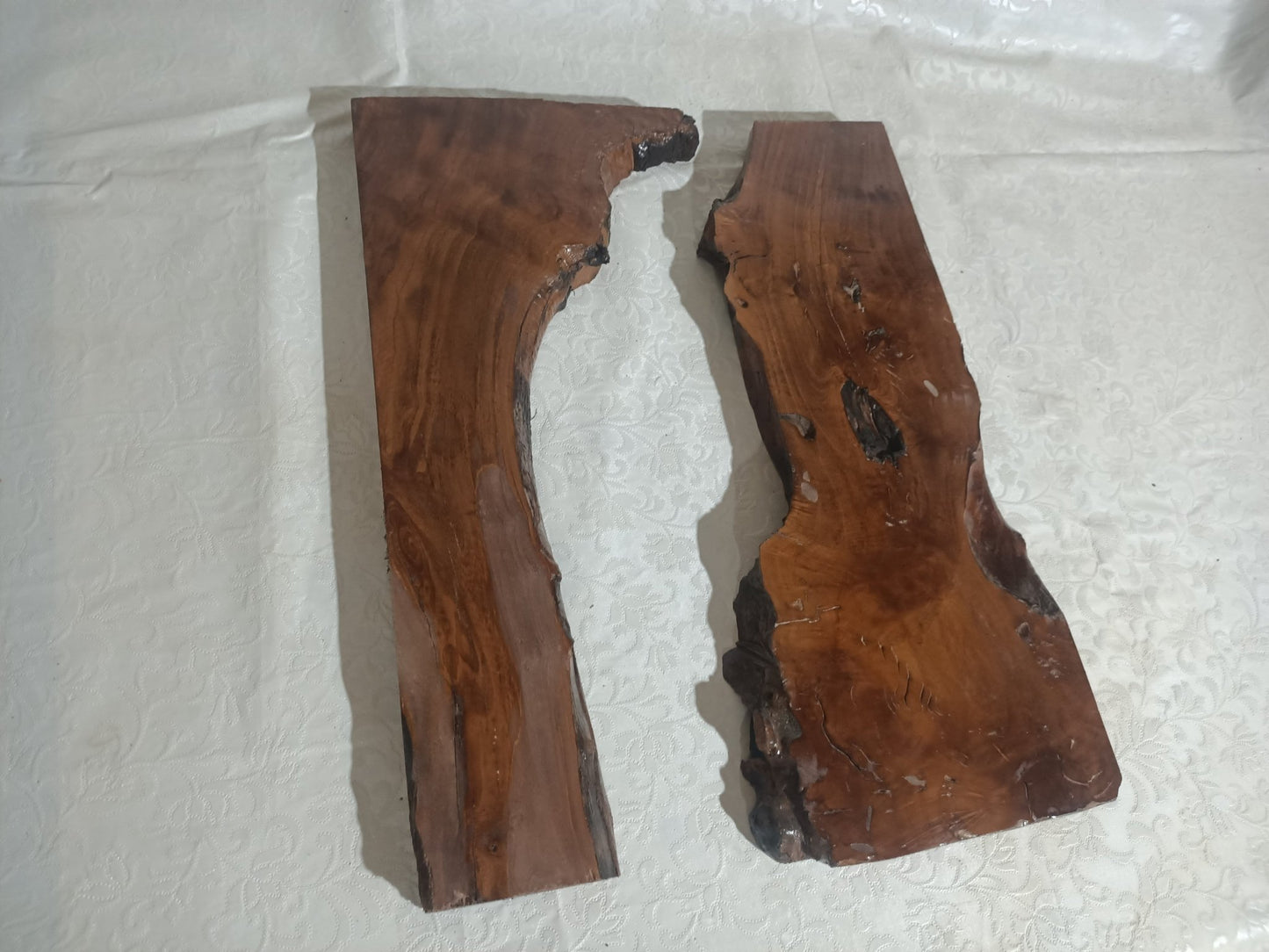 Brown Olive Wood Slab for DIY Epoxy River Table 20"