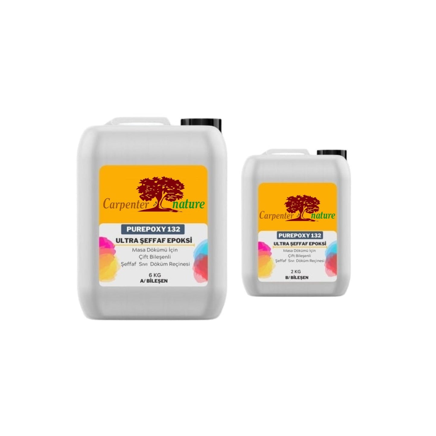 Bubble Free Epoxy Resin Kit 1.32 Gal for Casting Crystal Clear