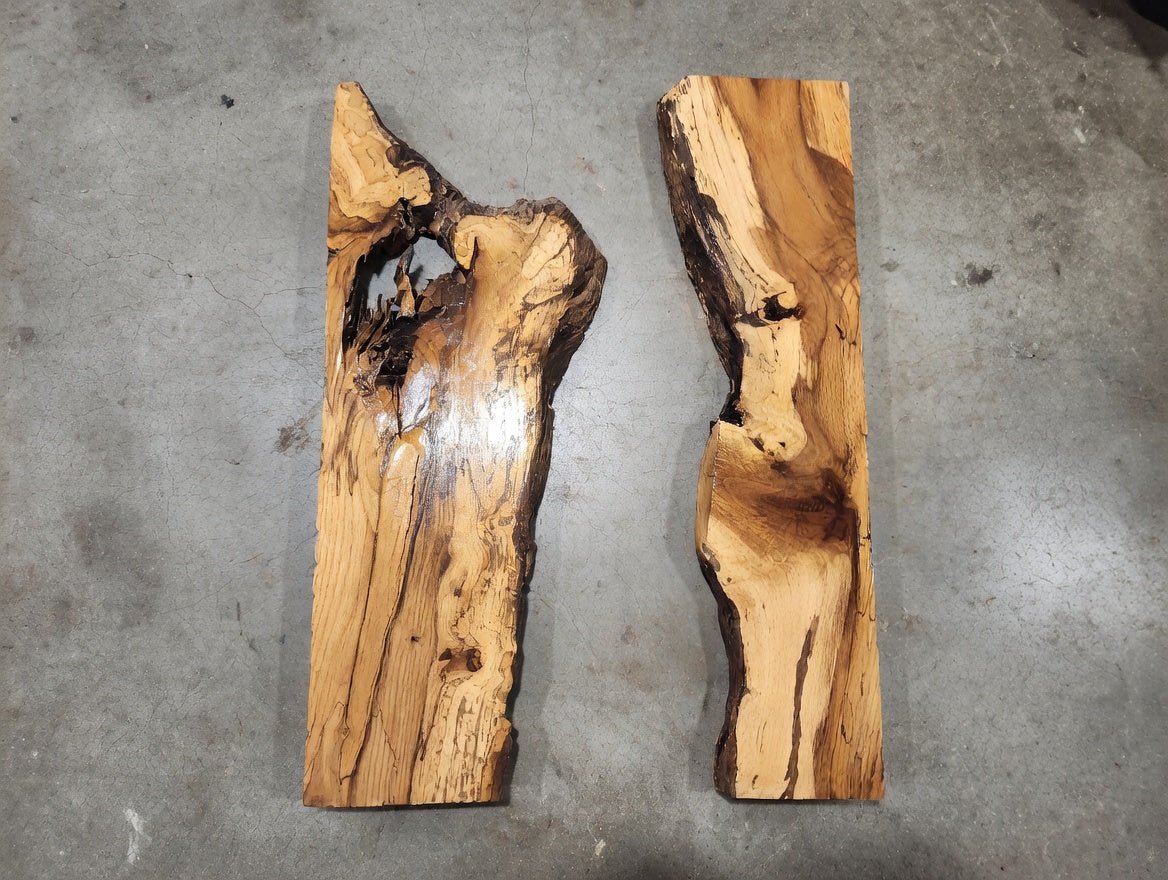 Burl Oak Wood River Slab 20"