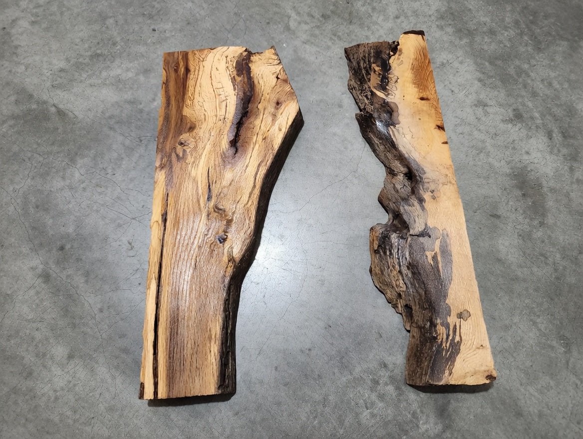 Burl Oak Wood River Slab 20"