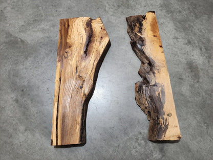 Burl Oak Wood River Slab 20"