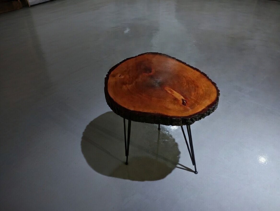 Epoxy Linden End Table 16"