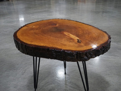 Epoxy Linden End Table 16"
