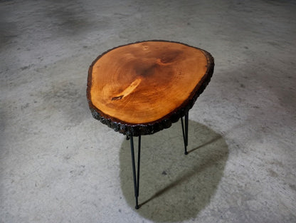 Epoxy Linden End Table 16"