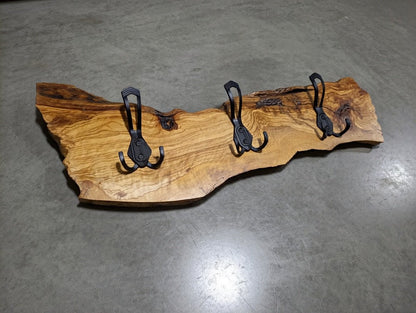 Walnut Coat Rack 24"-32"