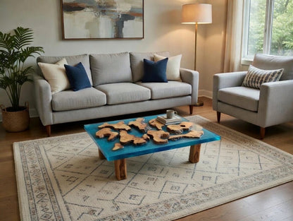 Olive Epoxy Table 20"