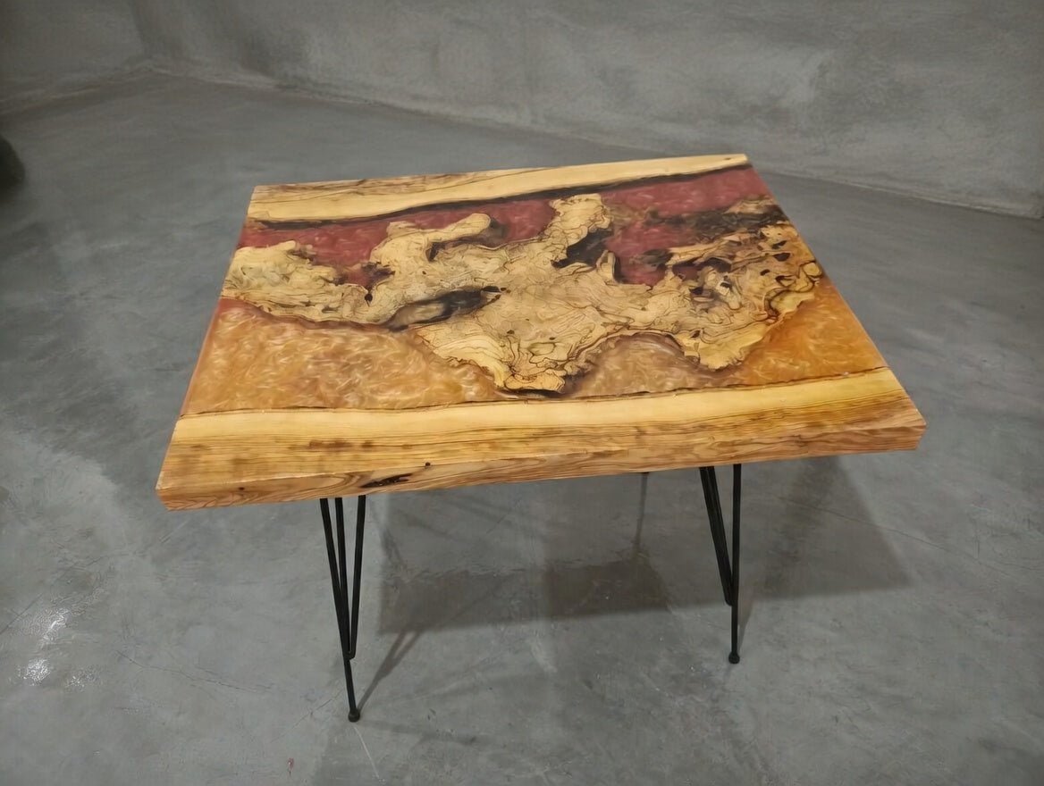 Olive Epoxy Table 20"